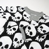 image:imageHonestBaby unisexbaby Celebration Sleep amp Play Footed Onepiece Pajama Sleeper 100 Organic CottonHappy Skulls