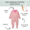 image:imageHonestBaby unisexbaby Celebration Sleep amp Play Footed Onepiece Pajama Sleeper 100 Organic CottonHop
