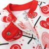 image:imageHonestBaby unisexbaby Celebration Sleep amp Play Footed Onepiece Pajama Sleeper 100 Organic CottonLolly Love
