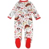 image:imageHonestBaby unisexbaby Celebration Sleep amp Play Footed Onepiece Pajama Sleeper 100 Organic CottonPug Love