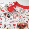 image:imageHonestBaby unisexbaby Celebration Sleep amp Play Footed Onepiece Pajama Sleeper 100 Organic CottonPug Love