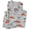 image:imageHonestBaby unisexbaby Celebration Sleep amp Play Footed Onepiece Pajama Sleeper 100 Organic CottonRacing Rabbits
