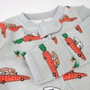 image:imageHonestBaby unisexbaby Celebration Sleep amp Play Footed Onepiece Pajama Sleeper 100 Organic CottonRacing Rabbits