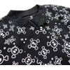 image:imageHonestBaby unisexbaby Celebration Sleep amp Play Footed Onepiece Pajama Sleeper 100 Organic CottonTossed SkullsBlack
