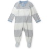 Rugby Stripe Light Heather Gray