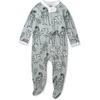 image:imageHonestBaby Sleep and Play Footed Pajamas Onepiece Sleeper Jumpsuit ZipFront Pjs 100 Organic Cotton for Baby Girls Baby Zebra Camo 69 Months