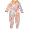 image:imageHonestBaby Unisex Baby Sleep and Play Footed OnePiece Sleeper Pjs 100 Organic Cotton ZipFront Jumpsuit Pajama Pink Elephant 03 Months