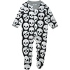 image:imageHonestBaby unisexbaby Celebration Sleep amp Play Footed Onepiece Pajama Sleeper 100 Organic CottonHappy Skulls
