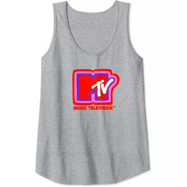 Amazon Essentials MTV Super Thick Outlines Logo Tank TopHeather Grey