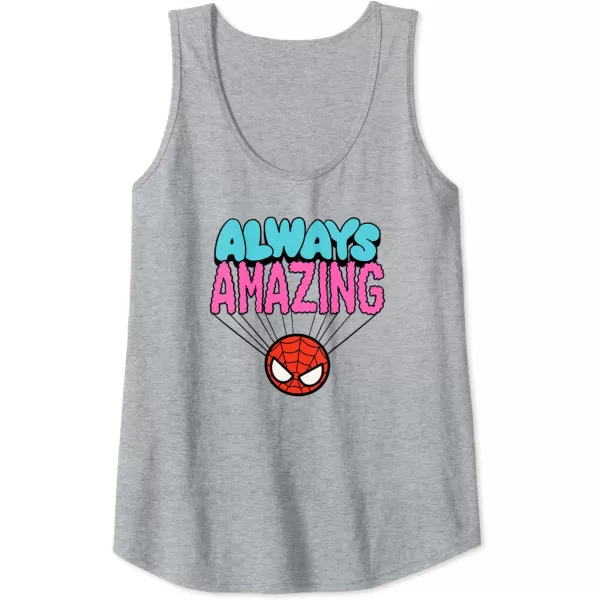 Amazon Essentials Marvel SpiderMan Doodle Always Amazing Tank TopHeather Grey