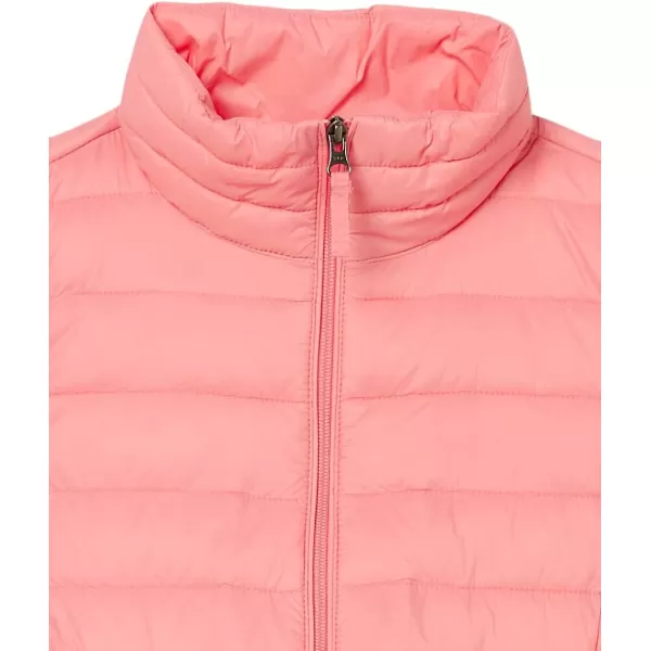 Amazon Essentials Womens Lightweight WaterResistant Packable Puffer VestPink