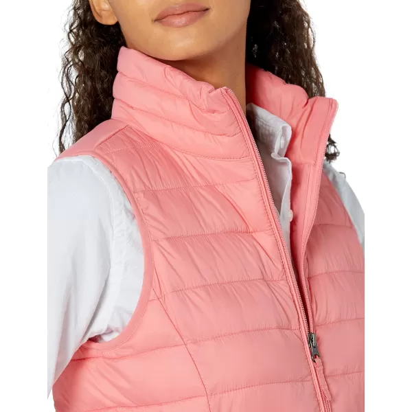 Amazon Essentials Womens Lightweight WaterResistant Packable Puffer VestPink