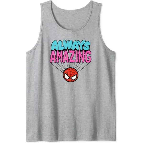 Amazon Essentials Marvel SpiderMan Doodle Always Amazing Tank TopHeather Grey