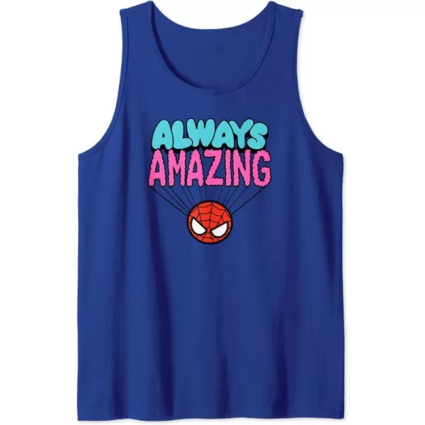 Amazon Essentials Marvel SpiderMan Doodle Always Amazing Tank TopRoyal Blue