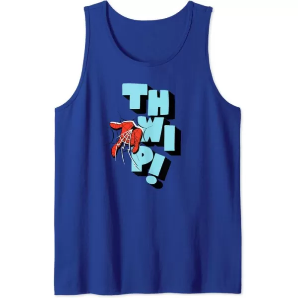 Amazon Essentials Marvel SpiderMan Hand Thwip WebSlinger Tank TopRoyal Blue