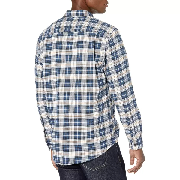 Amazon Essentials Mens LongSleeve Flannel Shirt Available in Big ampamp TallMulticolor Check Plaid