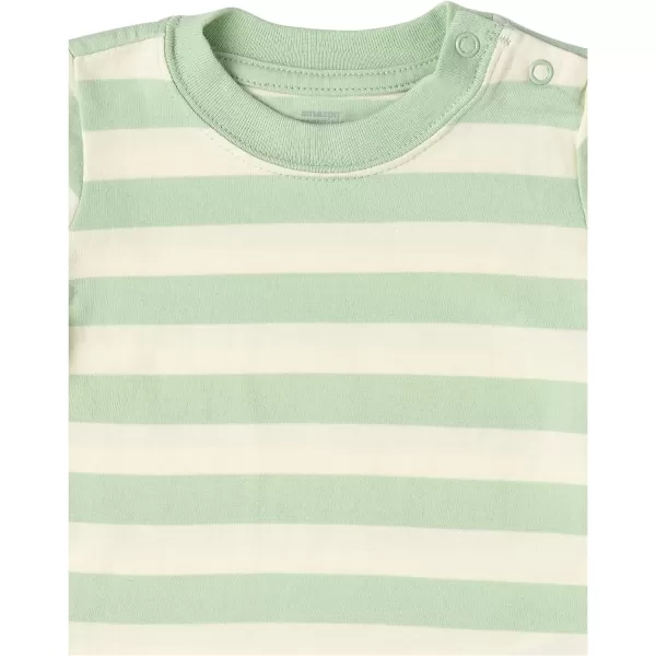 Amazon Essentials Baby Boys ShortSleeve Tee Pack of 5Ivory Forest