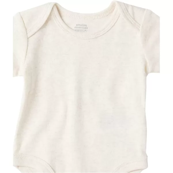 Amazon Essentials Baby Girls ShortSleeve Bodysuits Pack of 6Lilac Cat
