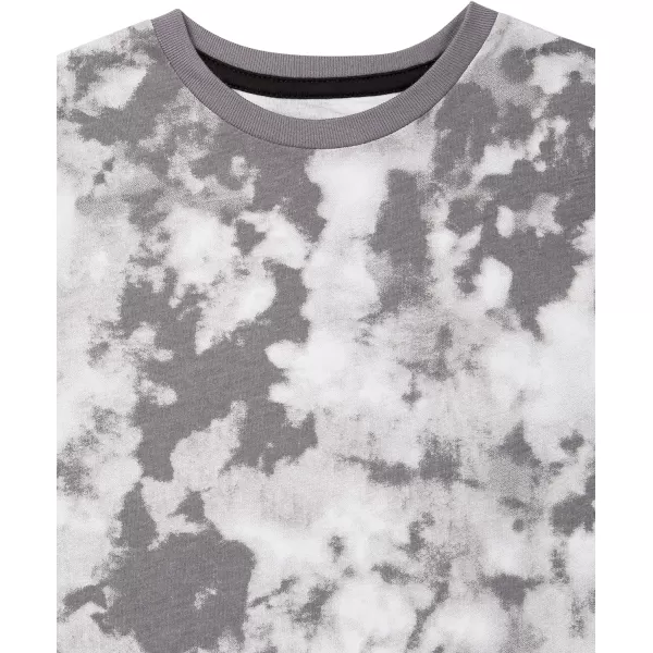 Amazon Essentials Boys LongSleeve TShirts Previously Spotted Zebra Multipacks5 MulticolorDinosaurTie DyeSkate