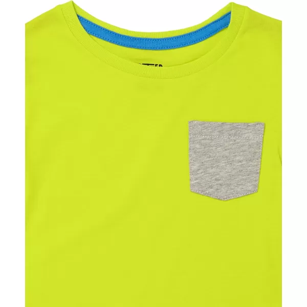 Amazon Essentials Boys LongSleeve TShirts Previously Spotted Zebra Multipacks5 MulticolorDinosaurTie DyeSkate