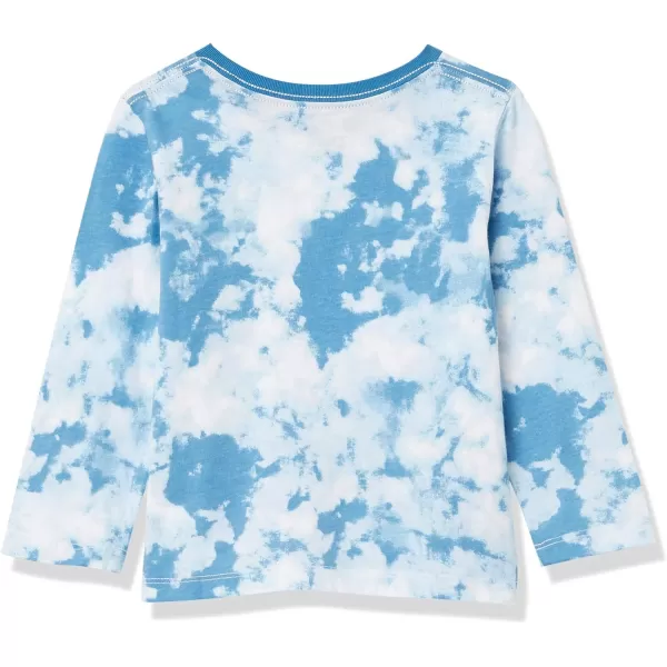 Amazon Essentials Boys LongSleeve TShirts Previously Spotted Zebra Multipacks5 PurpleGreyWhite