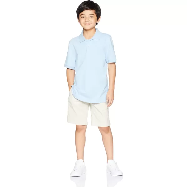 Amazon Essentials Boys and Toddlers Uniform Woven FlatFront Shorts Multipacks1 Light Khaki Brown