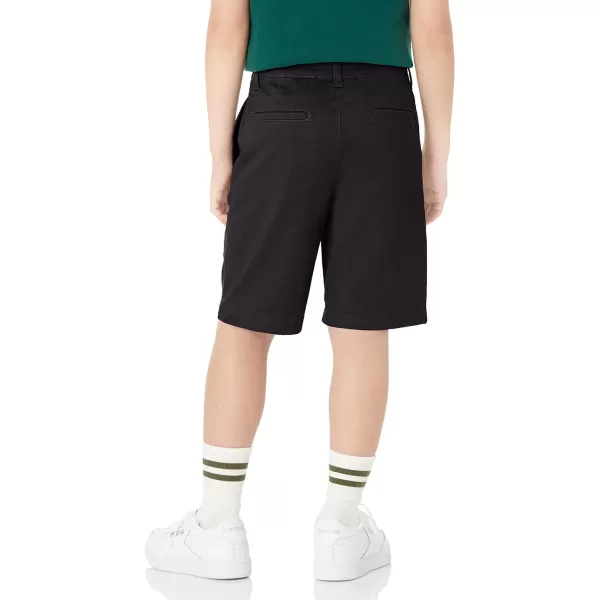 Amazon Essentials Boys and Toddlers Uniform Woven FlatFront Shorts Wrinkle Resistant Pack of 33 Black