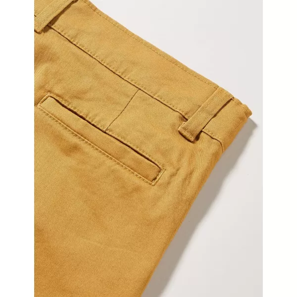 Amazon Essentials Boys and Toddlers Uniform Woven FlatFront Shorts Wrinkle Resistant Pack of 33 Dark Khaki Brown