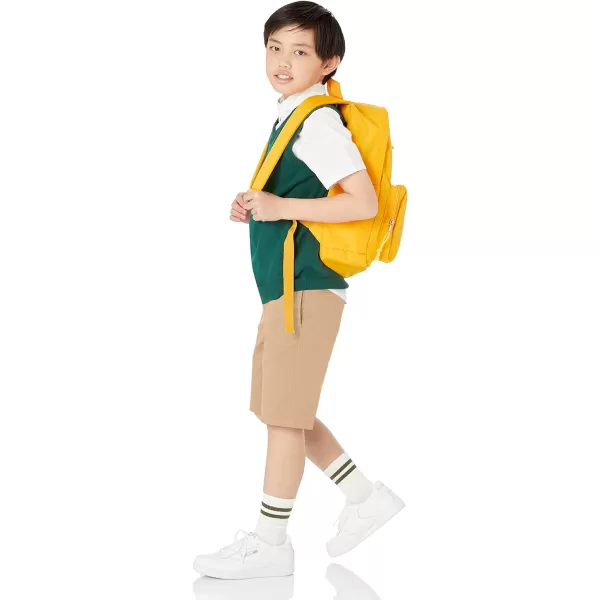 Amazon Essentials Boys and Toddlers Uniform Woven FlatFront Shorts Wrinkle Resistant Pack of 33 Khaki Tan