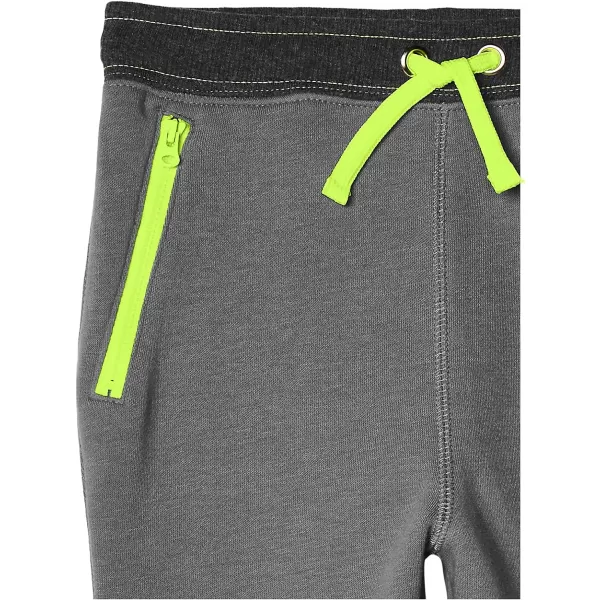 Amazon Essentials Boys and Toddlers ZipPocket Fleece Jogger Pant Previously Spotted ZebraGrey