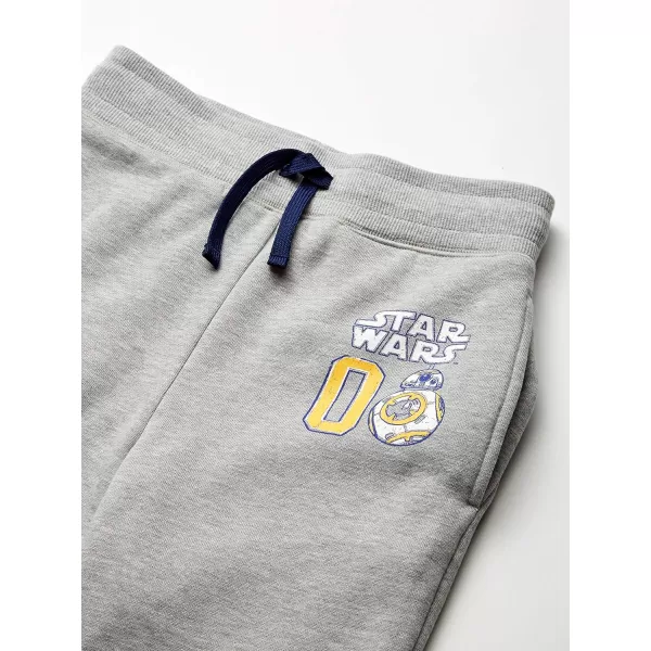 Amazon Essentials Disney  Marvel  Star Wars Boys and Toddlers Fleece Jogger Sweatpants Pack of 2BlackGrey Star Wars Space