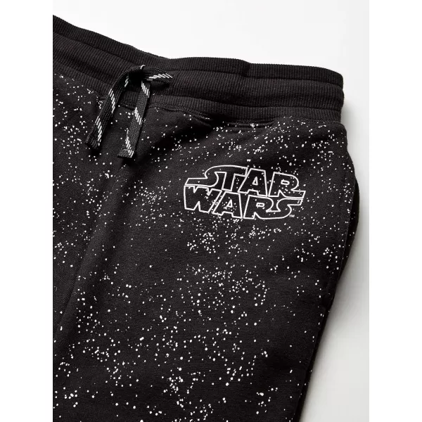 Amazon Essentials Disney  Marvel  Star Wars Boys and Toddlers Fleece Jogger Sweatpants Pack of 2BlackGrey Star Wars Space