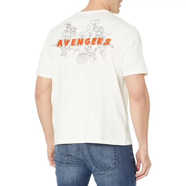 Amazon Essentials Disney  Marvel  Star Wars Mens Crewneck TShirts Available in Big amp Tall Pack of 2Avengers Action