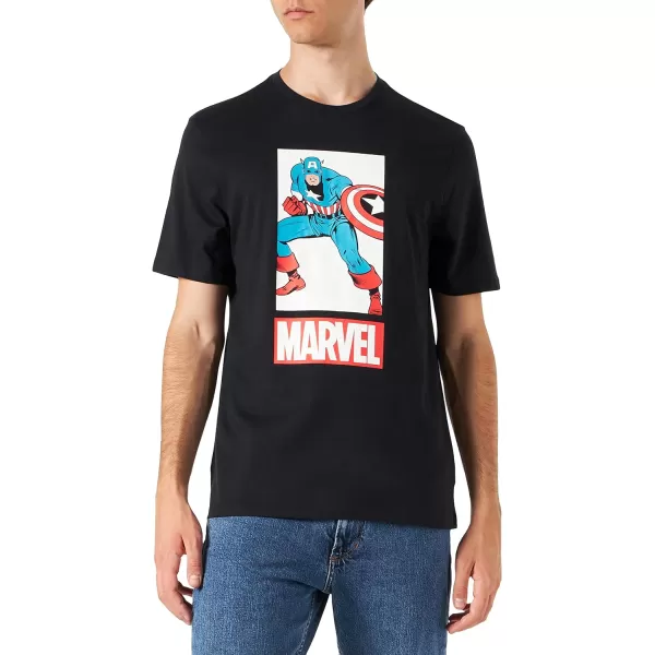 Amazon Essentials Disney  Marvel  Star Wars Mens Crewneck TShirts Available in Big amp Tall Pack of 2Marvel Legendary