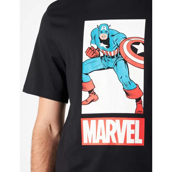 Amazon Essentials Disney  Marvel  Star Wars Mens Crewneck TShirts Available in Big amp Tall Pack of 2Marvel Legendary