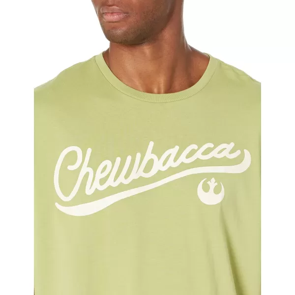 Amazon Essentials Disney  Marvel  Star Wars Mens Crewneck TShirts Available in Big amp Tall Pack of 2Star Wars Chewbacca