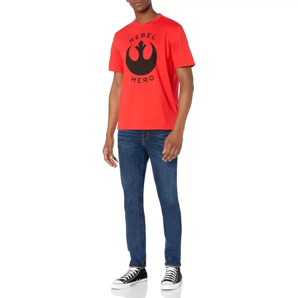 Amazon Essentials Disney  Marvel  Star Wars Mens Crewneck TShirts Available in Big amp Tall Pack of 2Star Wars Rebel