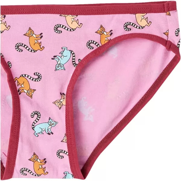 Amazon Essentials Girls Bikini Underwear Multipacks14 MulticolorAnimalStripe