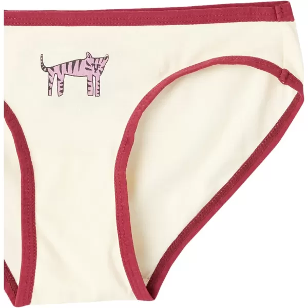 Amazon Essentials Girls Bikini Underwear Multipacks14 MulticolorAnimalStripe