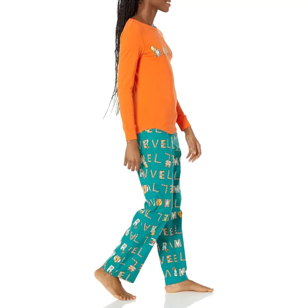 Amazon Essentials Marvel Family Matching Pajama Sleep SetsAdult Festive Marvel  Womens