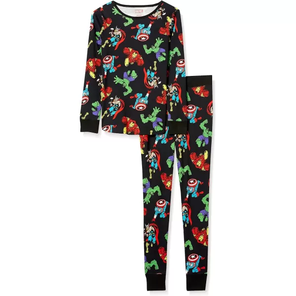 Amazon Essentials Marvel Family Matching Pajama Sleep SetsAdult Marvel Avengers  Womens Snugfit