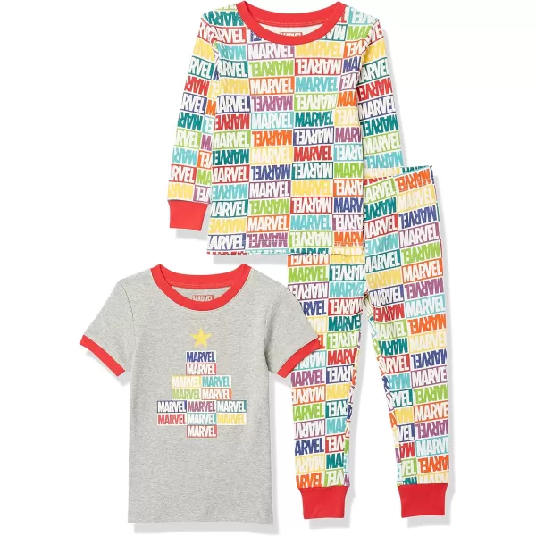 Amazon Essentials Marvel Family Matching Pajama Sleep SetsKids amp Baby Marvel Holiday Bricks  Baby and Kids