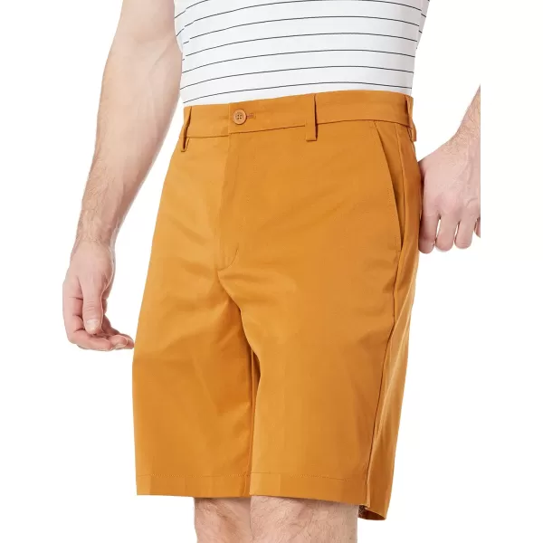 Amazon Essentials Mens ClassicFit Stretch Golf Short Available in Big  TallApricot Orange