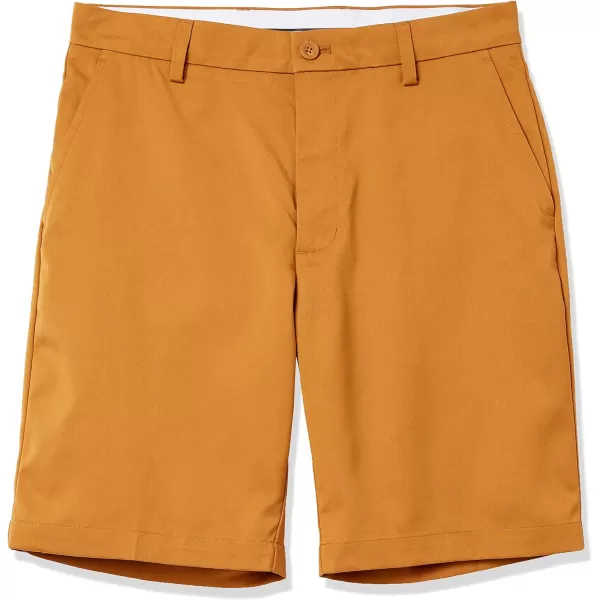 Amazon Essentials Mens ClassicFit Stretch Golf Short Available in Big  TallApricot Orange