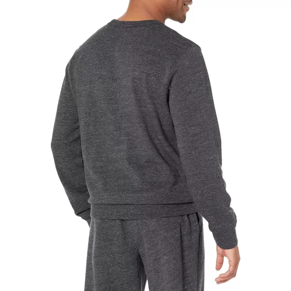 Amazon Essentials Mens Lightweight LongSleeve French Terry Crewneck Sweatshirt Available in Big amp TallCharcoal Heather