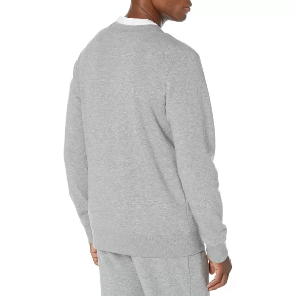 Amazon Essentials Mens Lightweight LongSleeve French Terry Crewneck Sweatshirt Available in Big amp TallGrey Heather