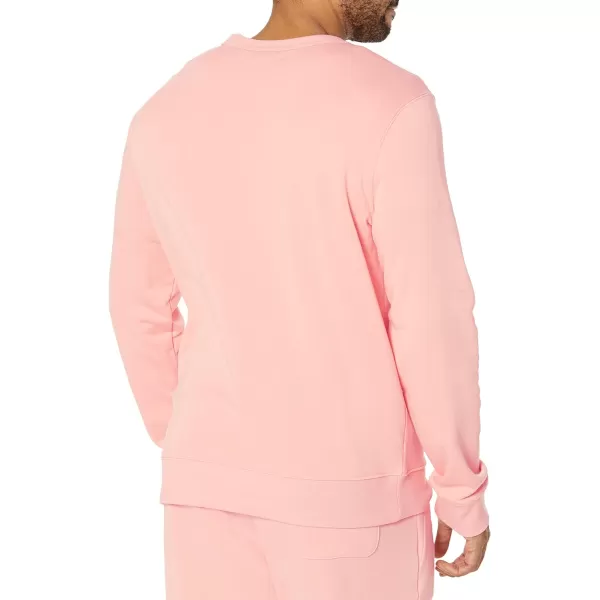 Amazon Essentials Mens Lightweight LongSleeve French Terry Crewneck Sweatshirt Available in Big amp TallPeach