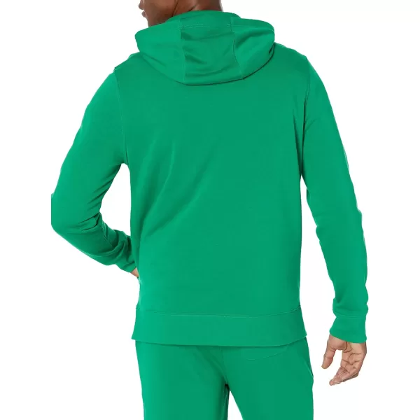 Amazon Essentials Mens Lightweight LongSleeve French Terry Hooded Sweatshirt Available in Big amp TallGreen