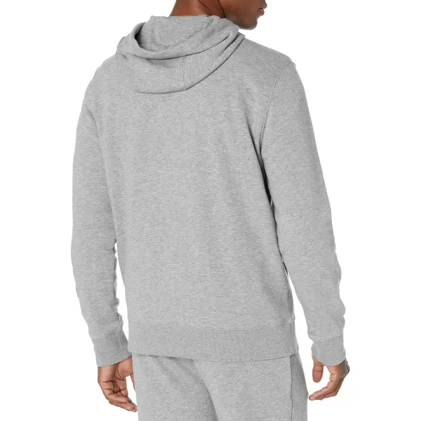 Amazon Essentials Mens Lightweight LongSleeve French Terry Hooded Sweatshirt Available in Big amp TallGrey Heather