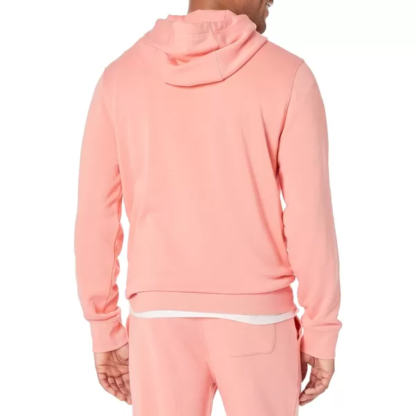 Amazon Essentials Mens Lightweight LongSleeve French Terry Hooded Sweatshirt Available in Big amp TallPeach